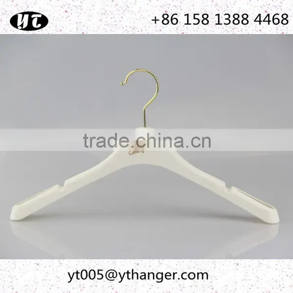 White Plastic Hanger and Pants Hanger With Custom Logo for Clothes photo-2