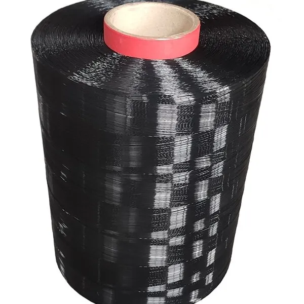 NTEC 625dtex Black 100% Polypropylene Yarn Flat PP Monofilament Thread For Trampoline Fabric