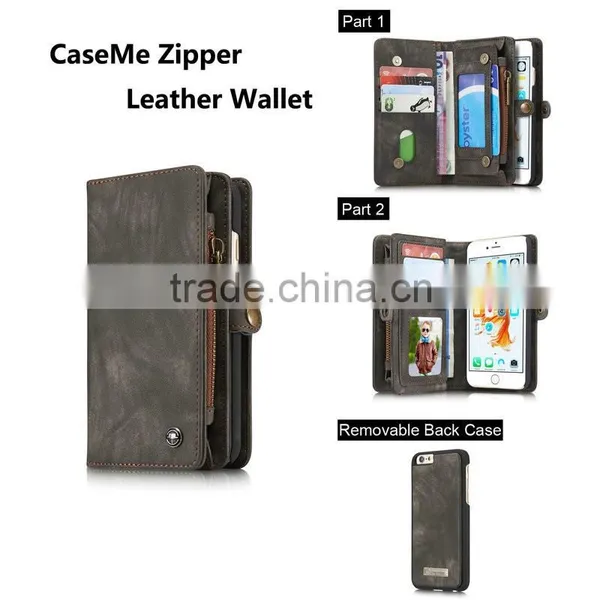 Book Style Frame Phone Case Leather for Iphone 6 6s Case Flip Cell Phone Wallet photo-3