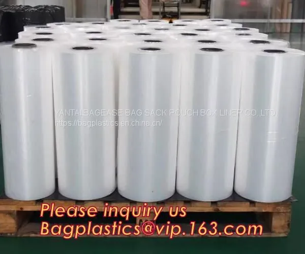 POF Shrink Film For Wrapping Food Products With Fully New Plastic Film LLDPE Wrap, Lay Flat Tubing,Produce Roll, Tube photo-2