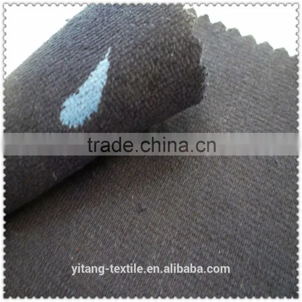 Feather Printed Spandex Corduroy Fabric photo-2