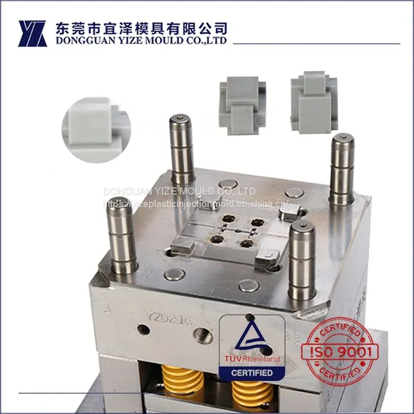 High Precision Plastic Injection Mold for PES GF15% RAL9005 Moving Contact Base photo-2