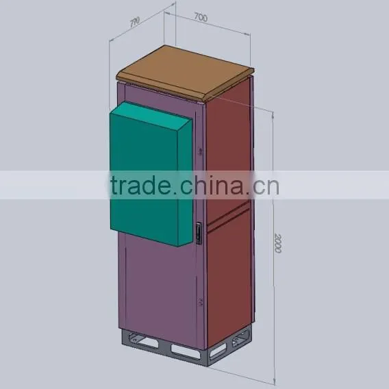 Chinese Outdoor Telecom Cabinet Galvanized Telecom Cabinet