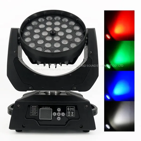 36x10w Rgbw 4in1 Led Zoom Moving Head Light 36 x 10 Watt for Stage Disco photo-5