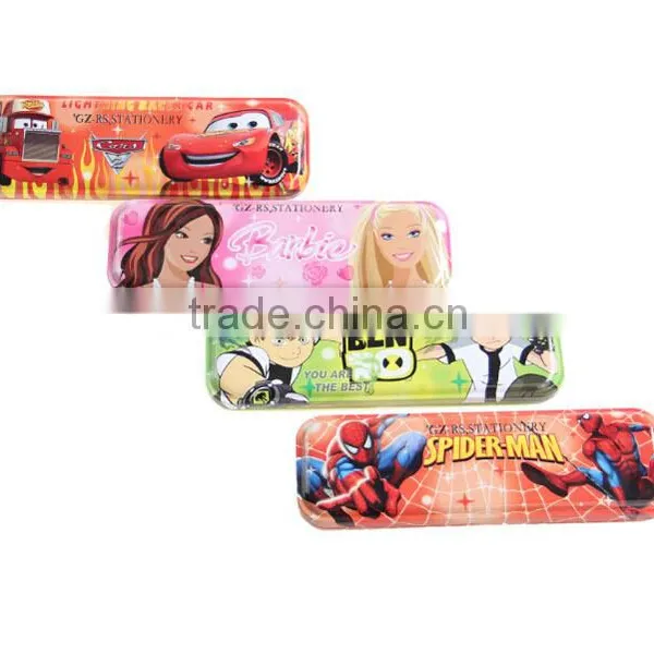Cute Pencil Box Metal Tin Pencil Case School Stationery photo-4