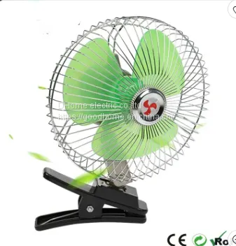 Oscillating Clip Car Fan 12 Volt Mini Car Cooling Truck Fans Auto Fan for Radiator（Wechat:13510231336） photo-2