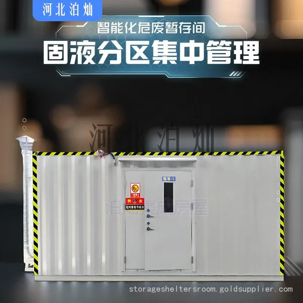 Hazardous Waste Materials Temporary Storage Cabinet/room/cabin/temporary Storage Chemical Equipment Prefabricated/container photo-4
