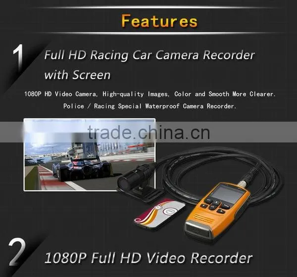 Full HD 1080P Police Car Camera With GPS and Remote Control Factory Direct Sale Two Channels Car Video Camera With GPS Suitable photo-5