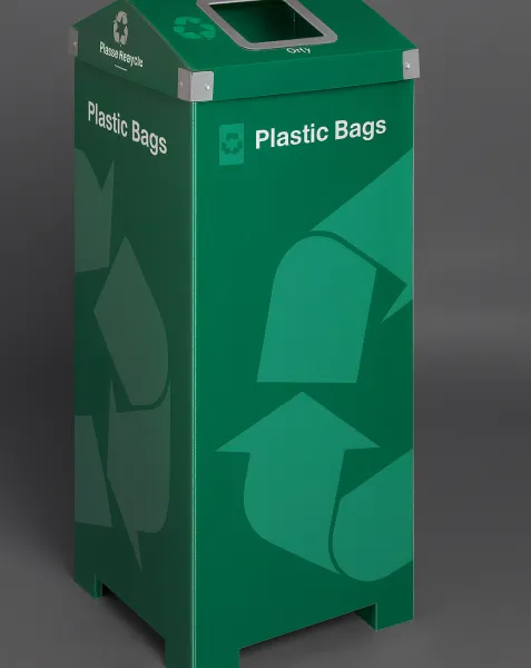 Manufacturer Folding Correx Corrugated Plastic Garbage Container Bottle Recycling Bin photo-2