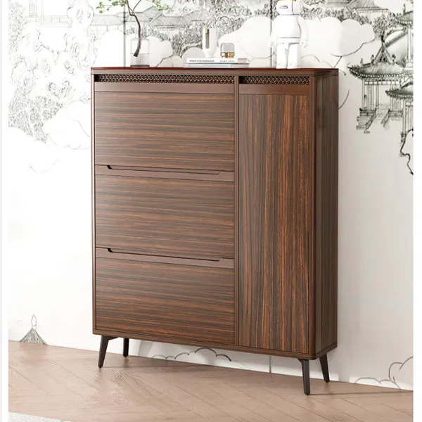 Modern Design Multi-layer Storage Shoe Cabinet Space Saving Shoe Rack Shoe Box With Led for Home Furniture
