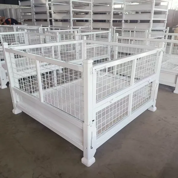 Steel Turnover Box Manufacturer Wholesale, Stackable and Foldable Grid Box Material From the Source Factory photo-2