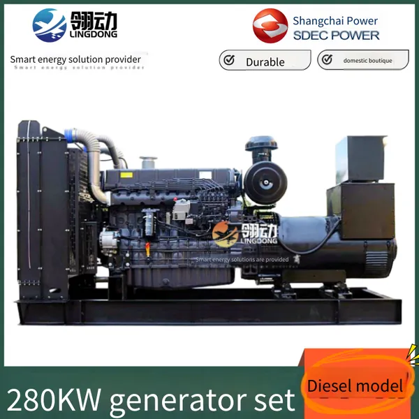 Shanghai Diesel Engine e Series Diesel Power, 280kw Generator Set in Shenyang, 20000h High-reliability and Durability Test photo-4
