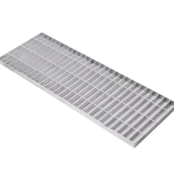 Grille en acier anti-dérapante avec barres dentelées pour les marches d'escaliers et les plateformes
