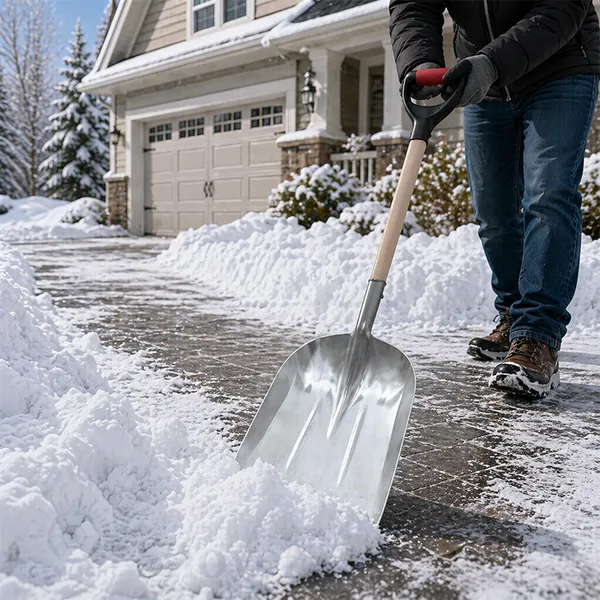 Adjustable Aluminum Snow Shovel 70cm Extendable Handle for Truck SUV Car Snow Rescue, OEM Winter Tool Supplier photo-4
