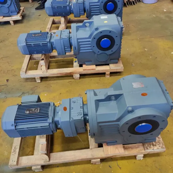 AC/DC Parallel Shaft Helical Gear Motor R/F/K/S Series Coaxial Gearbox Custom Speed Reducer photo-5