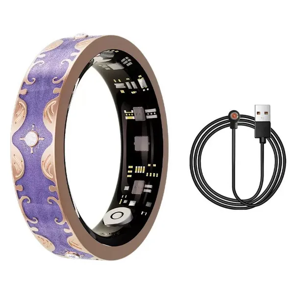 Fashion Resin Smart Ring Transparent Design NFC Chip Programmable Access Control Waterproof