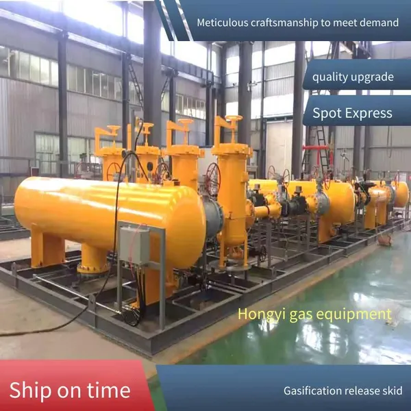 Hongyi Technology Cng Pressure Reduction Skid, Gas Pressure Regulation and Metering Station, Gas Pressure Regulation Cabinet, Physical Factory photo-4