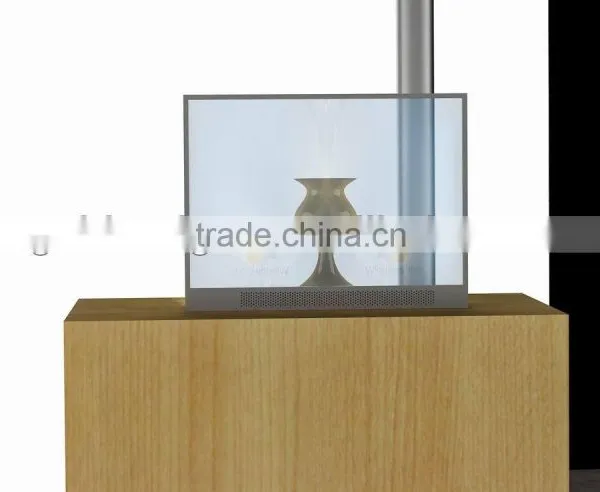 47 Inch Transparent Lcd ad Player Advertising Video Led Display Media Player Remote Lcd Video Card Kiosk Screen