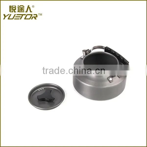 1.1L Outdoor Camping Hiking Kettle Coffee Pot Portable Teapot photo-2