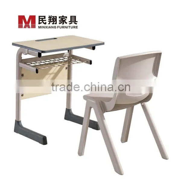 High Quality Single School Desk And Chair/classroom Desk And Chair/metal School Furniture photo-2