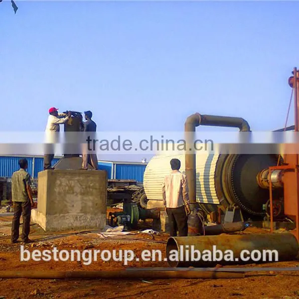 Tyres Pyrolysis System Waste Tire Pyrolysis to Oil Machine