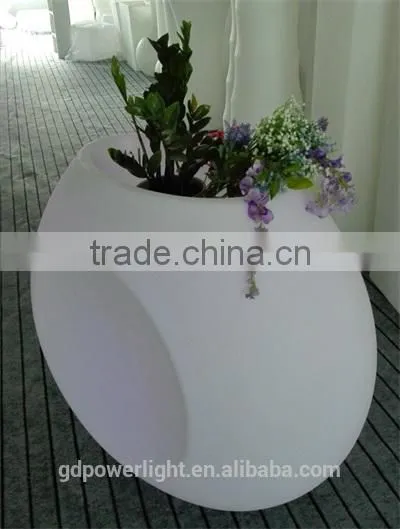 New PE Plastic Flowerpot With LED Lights & Lighting YXF-11090 photo-6
