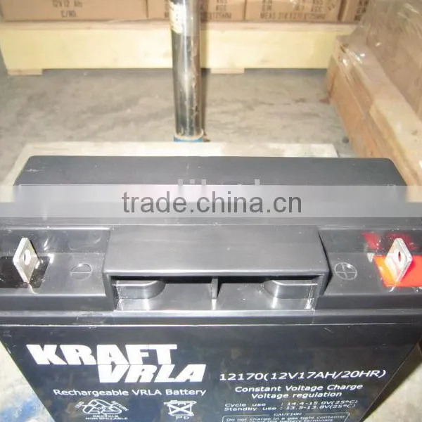 AGM Lead Acid Battery 12V17AH Rechargeable Agm Battery Storage Sla Battery photo-2