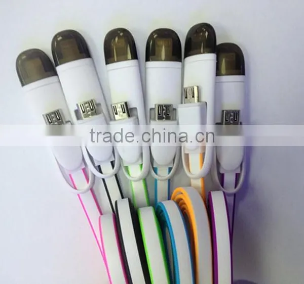 Multifunction Flat 2-in-1 Micro USB Cable photo-5