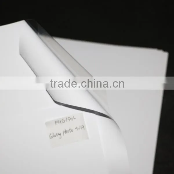 150gsm Waterproof Adhesive-backed a4 Glossy Photo Paper for Dye,pigment Ink photo-5