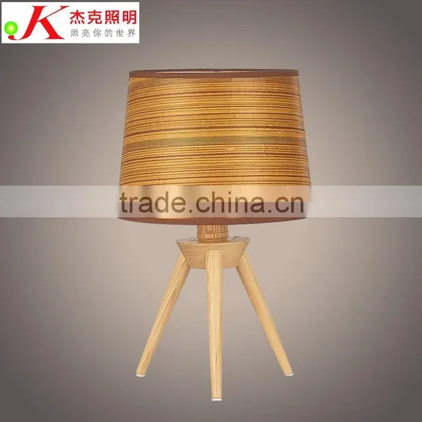 Wooden LED Table Lamp Wood LED Table Light JK-879-07 Modern Design Wooden Curving Series Table Lamp photo-6