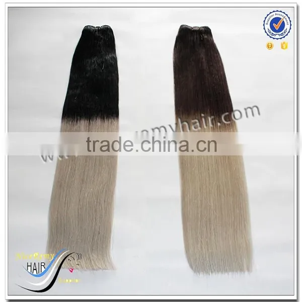 Wholesale Top Quality Sew in Human Hair Weave Ombre Hair 100% Virgin Human Hair photo-2