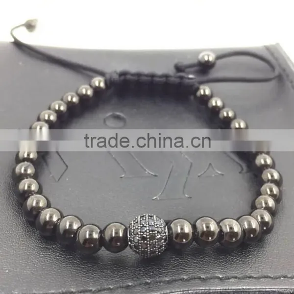 Newest Fashion Beads Man Wrap Bracelet and Braided Rope Bracelet photo-4