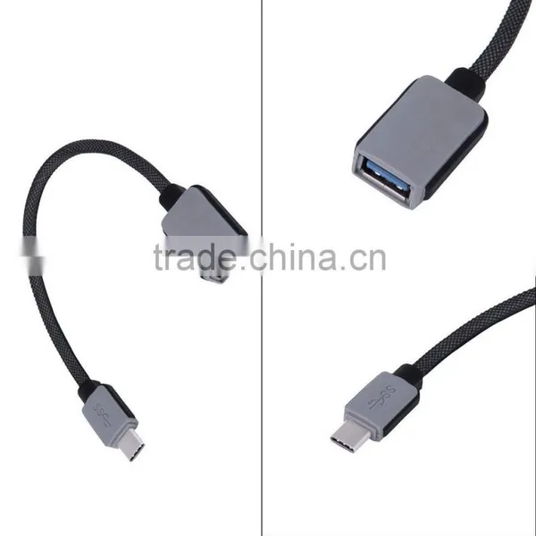 0.2MUSB Type C to USB Type A Male to Female OTG Data Connector Cable Adapter photo-2
