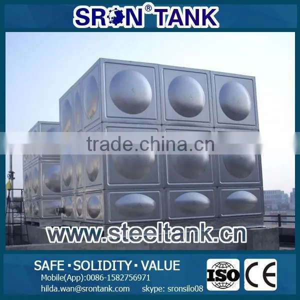 Safety Guaranteed Stainless Steel Water Tank Price for Sale