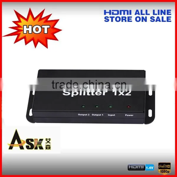 2 Way HDMI Splitter 1.4