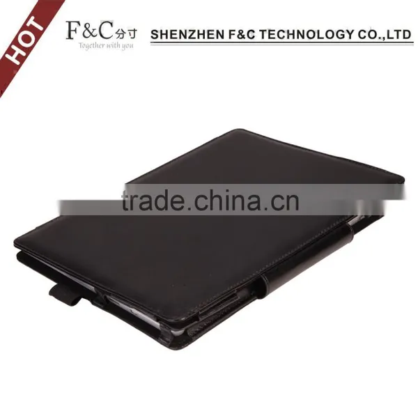 Fast Selling Exquisite Hand-made Folio 100% Protective Stand Leather Case for Microsoft Surface Pro With Pen Stylus photo-4