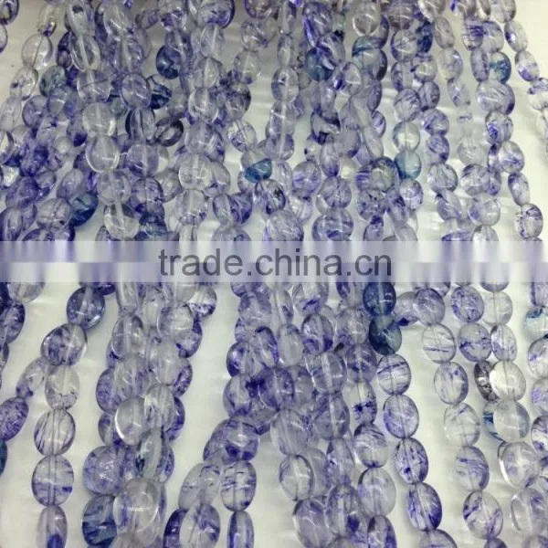Whole Sale Price 10*8*5mm Blue Cherry Quartz Oval Beads 16''L/strand Natural Stone Beads Gemstone Semi-Precious Stone&Gemstone photo-3