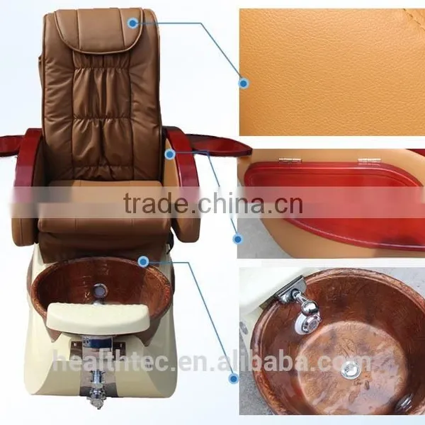 2016 Amazon Beauty Product Glass Bowl Pedicure Spa Massage Chair photo-3
