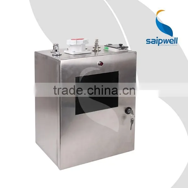 SAIP/SAIPWELL Customized Mobile Electrical Stainless Steel Power Socket Box photo-3