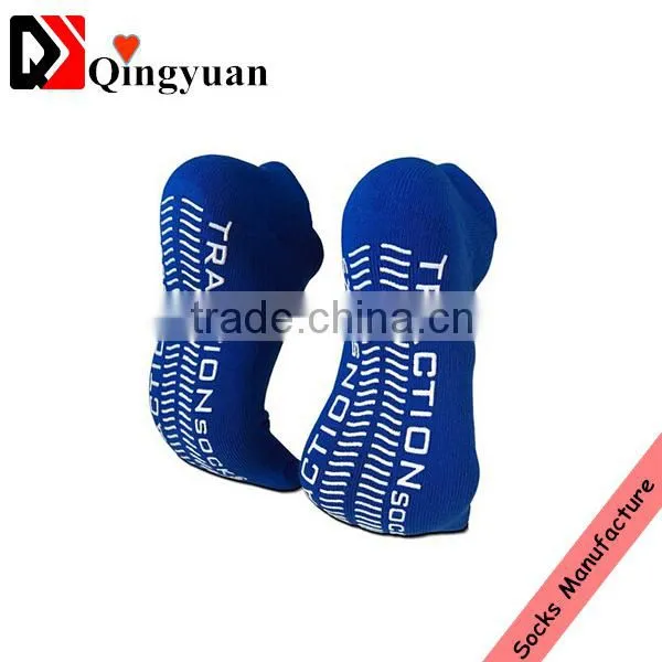 Custom Cotton Anti-SlipTrampoline Socks Non Skid Non-Skid Yoga Sock Rubber Socks Sport Socks Jump Socks Trampoline Grippy Socks photo-3