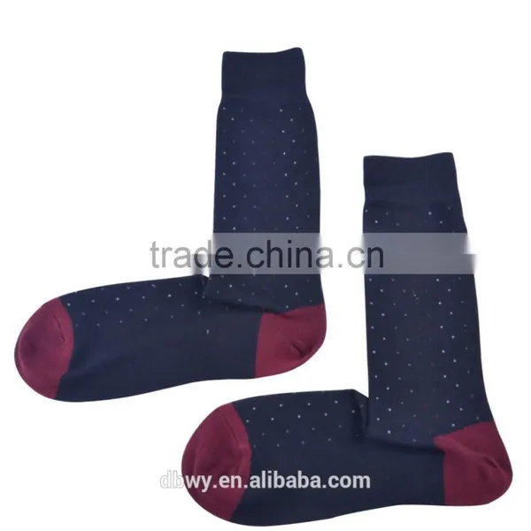 2015 Autumn Winter New Arrival Dot Design Pure Cotton Men Stockings Socks photo-5