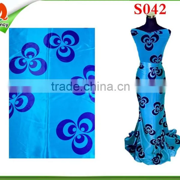 Cheap Polyester Man Made Silk Polyester Satin Fabric for Dress