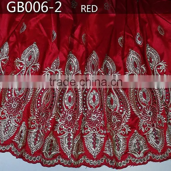 Lucky Red Hot Selling Fabric African Style Wedding George Fabrics GB006-2