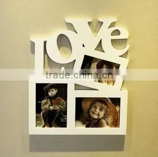 Black/White Wooden Photo Frame Love Photo Frame