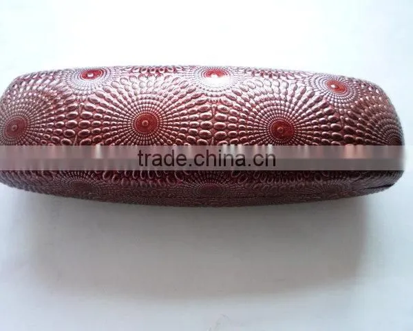 Metal Any Color Hard PU Glasses Case photo-3