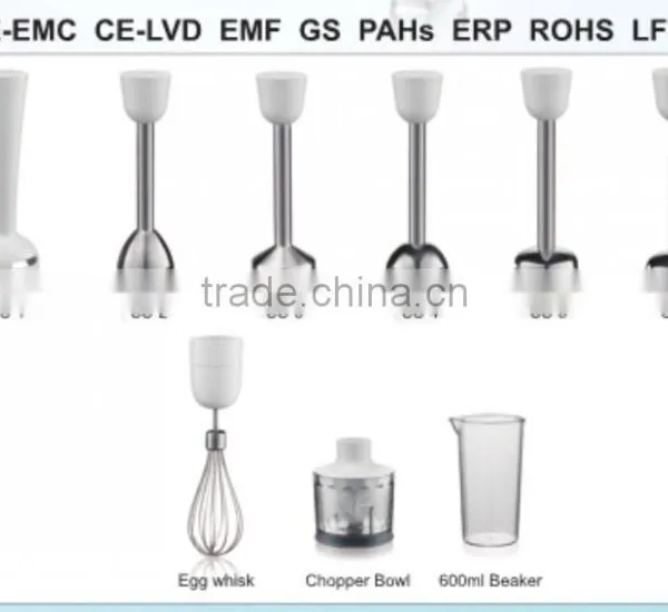 Tainless Steel 304 Rod Hand Blender/stick Blender DC Motor 300/600w photo-2