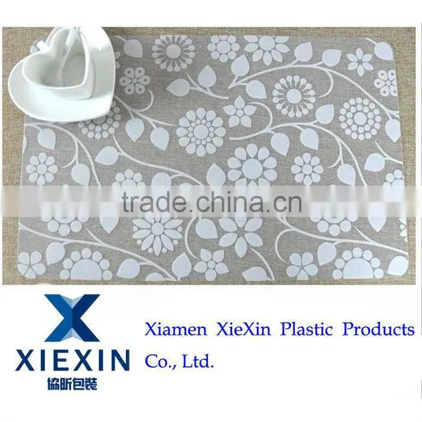 2015 Hot Sale Non-slip PP Placemats / 3D Printing Placemats