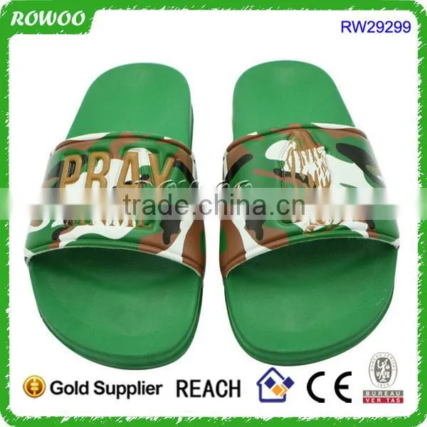 New Design Men Bathroom Slippers Soft Customized Logo Slides Indoor Flat Sandals photo-4