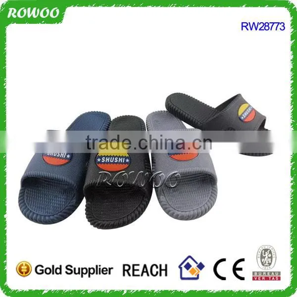China Wholesale Comfortable Hotel Slipper Custom Pvc Slippers Men photo-2