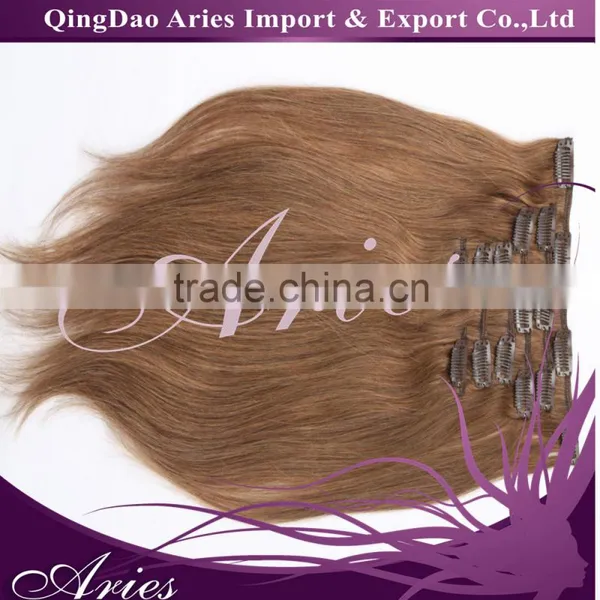 Top Quality 100% Unprocessed Human Virgin Hair Sexy Clip In Hair Extensions For White Women photo-4